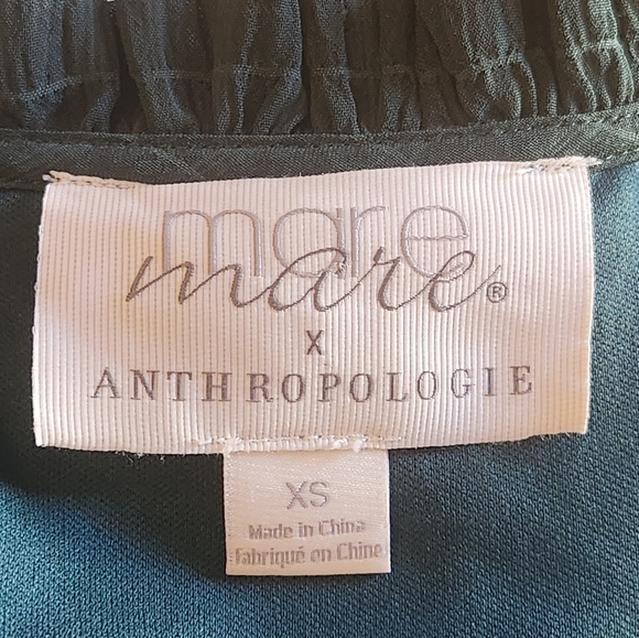 Mare Mare by Anthropology‎ Hunter Green Dress Women's Size XS - Picture 12 of 14